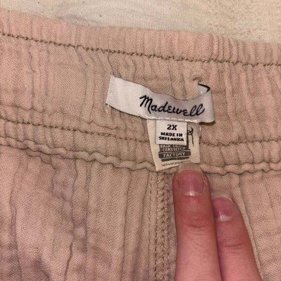 Madewell Lightspun Cotton Gauze Pull-On Balloon Pants – Size 2XL - Picture 11 of 13